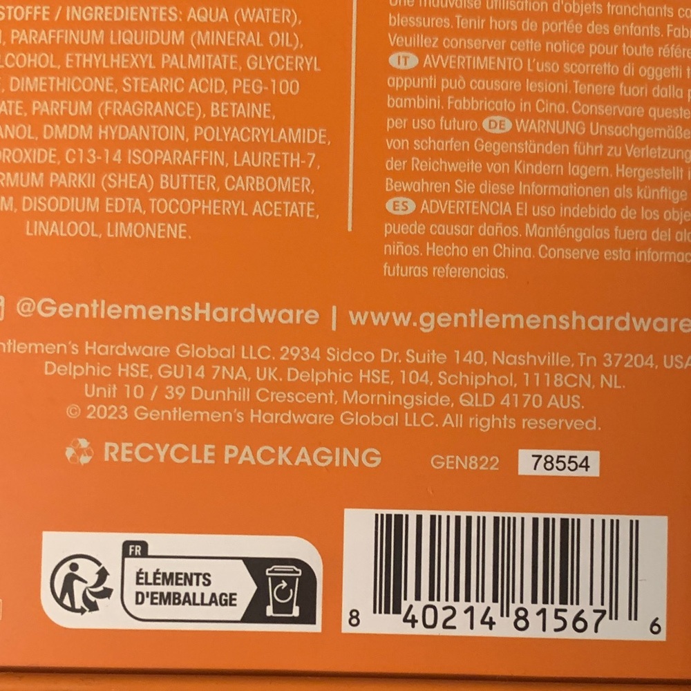 NEW-IN GOOD HANDS KIT Moisturizer Kit - FOR MEN - Picture 2 of 6